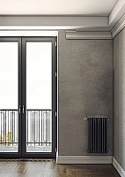 Стальной трубчатый радиатор Arbonia 3057/18 секций с боковым подключением 3/4 цвет Антрацит