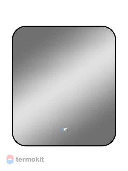 Зеркало Континент Torry medium 60 с подсветкой черный ЗЛП2280