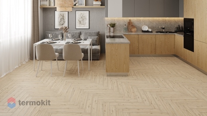 Ламинат Alpine Floor Herringbone 12 Pro LF106-1 Дуб Лион