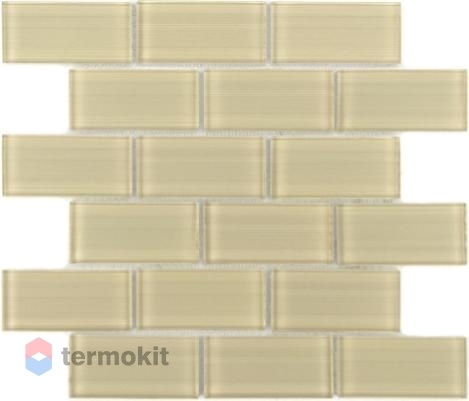 Мозаика Caramelle Mosaic Impressioni Mattoni Crema (5x10) 30x30