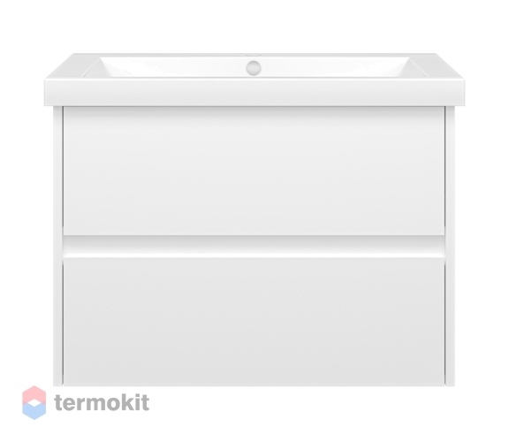 Тумба под раковину Misty Алиса 72 подвесная белый Э-Али01075-011П2Я