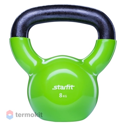 Гиря виниловая Starfit DB-401, зеленая 8 кг