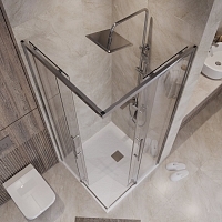 Душевой уголок Niagara Nova 1950x1000x1000 хром NG-6630-34