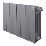 БиМеталлические радиаторы Royal Thermo PianoForte 300 с нижним подключением 80 мм серебристые