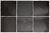 Керамическая плитка Equipe Magma 24972 Black Coal настенная 13,2x13,2