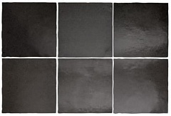 Керамическая плитка Equipe Magma 24972 Black Coal настенная 13,2x13,2
