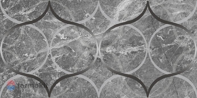 Керамическая плитка Laparet Crystal Resonanse Декор серый 30х60
