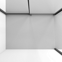 Душевой уголок Niagara Nova 1950x1300x800 черный матовый NG-84-13AB-A80B-34