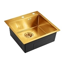 Мойка для кухни EMAR PVD золото EMB-117A PVD Nano Golden