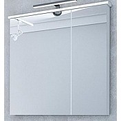 Зеркальный шкаф Акватон Брук 80 белый глянец 1A200602BC010