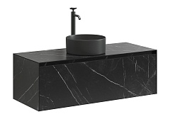 Тумба под раковину SANCOS Stone 120 подвесная Nero Marquina ST120NM