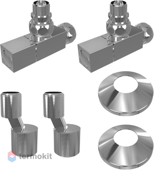 Комплект подключения Lemark с квадратными вентилями LM03412S