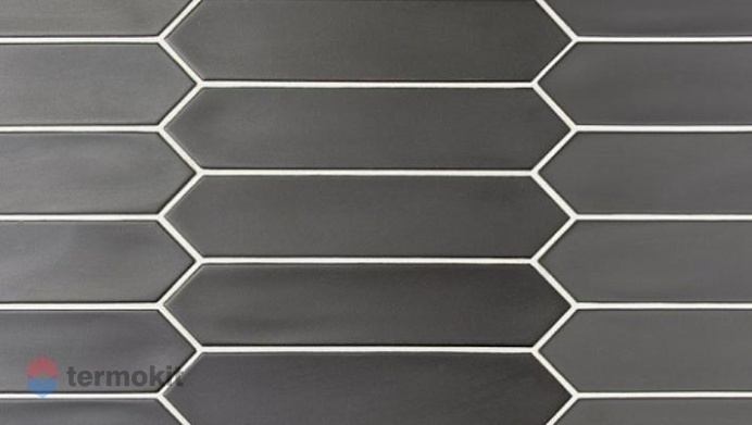 Керамическая плитка Equipe Lanse 27483 Black настенная 5х25