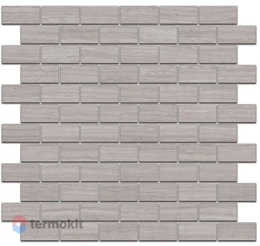 Керамическая плитка Kerama Marazzi Грасси серый мозаичный MM13039 Декор 30x32
