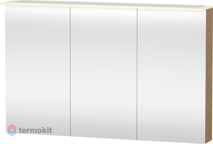 Зеркальный шкаф Duravit X-Large 120 с подсветкой Дуб европейский XL759605252