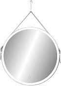 Зеркало Art&Max MILAN 80 с подсветкой подвесное черный AM-Mil-800-DS-F-Nero