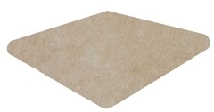 Ступень Gres de Aragon Esquina Redonda Capri Beige угловая 33x33