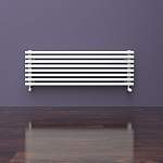 Стальные трубчатые радиаторы КЗТО QUADRUM 60 H 1750 с нижним подключением цвет белый муар