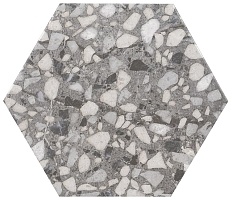 Керамогранит Durstone Six Terazzo Grey 23x27