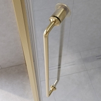 Душевой уголок Cezares Relax 304 2000x1000x1000 брашированное золото RELAX-304-P-1-100-C-BORO