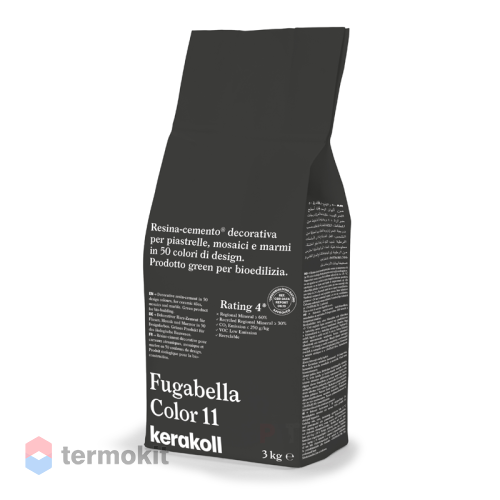 Затирка Kerakoll Fugabella Color полимерцементная 11 (3 кг мешок)