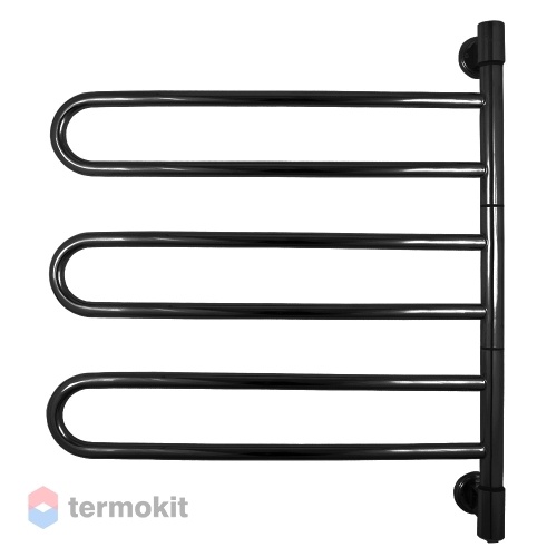 Электрический полотенцесушитель Energy U G3 740x635 черный матовый