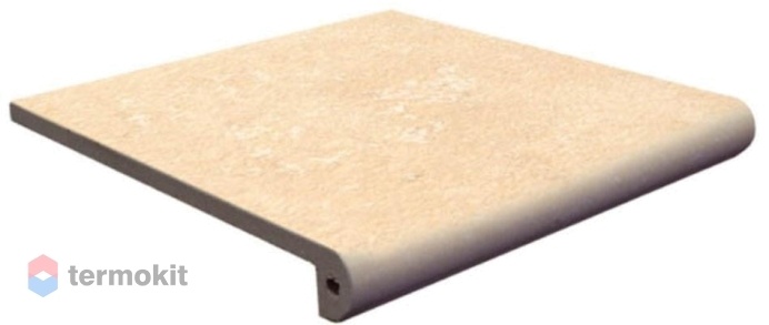 Ступень Exagres Stone Peldano Cream фронтальная 33x33х4