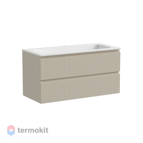 Тумба под раковину SANCOS SNOB T 100 подвесная beige soft SNT100CE