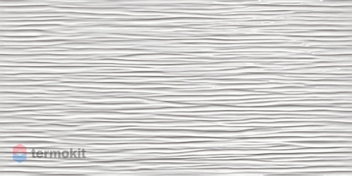 Керамическая плитка Atlas Concorde 3D Wall Wave White Glossy 8DWG настенная 40x80