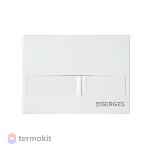 Клавиша смыва BERGES NOVUM L1 белая 040011