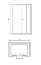 Душевая дверь RGW Classic CL-10 170х185 04091017-11 Хром