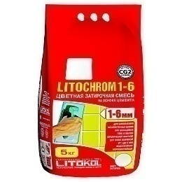 Затирка Litokol цементная Litochrom 1-6 2кг/5кг