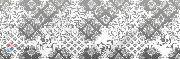 Керамическая плитка Ceramica Classic Cassiopea Fancy Декор серый 20х60