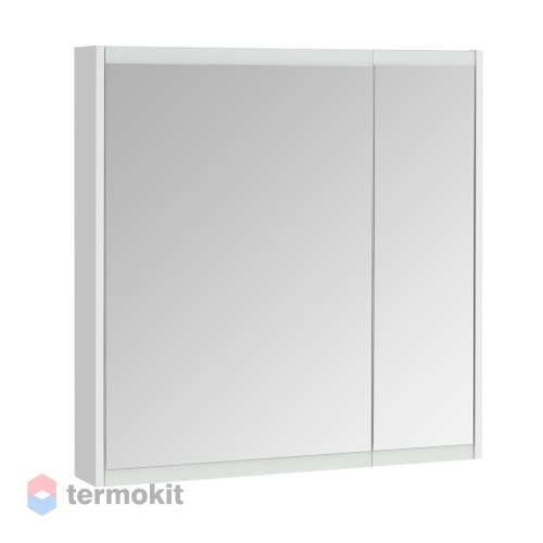 Зеркальный шкаф Aquaton Нортон 80 белый глянец 1A249202NT010