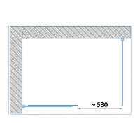 Душевой уголок PAINI Dax-DaxR 2000x1200x800 черный матовый 84YO12080