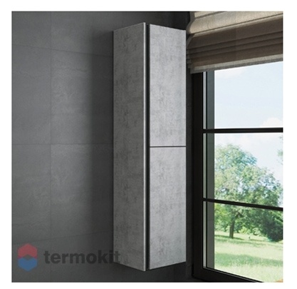 Шкаф-колонна COMFORTY Эдинбург-40 подвесной бетон светлый 00004147998