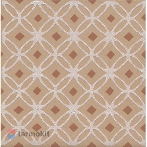 Керамическая плитка Kerama Marazzi Агуста VT/C607/1337 декор 1 оранжевый матовый 9,8x9,8