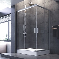 Душевой уголок AM.PM Gem 1200x900 хром матовый W90G-404-120290-MT