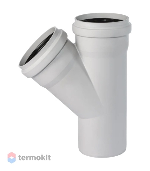 Ostendorf Тройник SKEA 200x200/45° шумопоглощающий для внутренней канализации