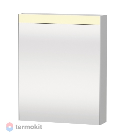 Зеркальный шкаф Duravit Light & Mirrors 60 с подсветкой белый глянец LM7830L00000
