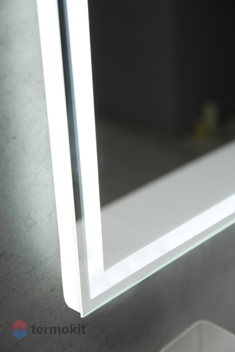 Зеркало BelBagno 100 с встроенным светильником, сенсорным выкл., bluetooth, термометром, радио SPC-GRT-1000-800-LED-TCH-RAD