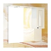 Зеркальный шкаф Comforty Севилья-85 подвесной слоновая кость 00003132625