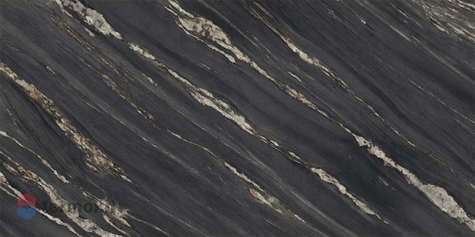 Керамогранит Ariostea Marmi (6mm) Tropical Black Luc Shiny 75x150