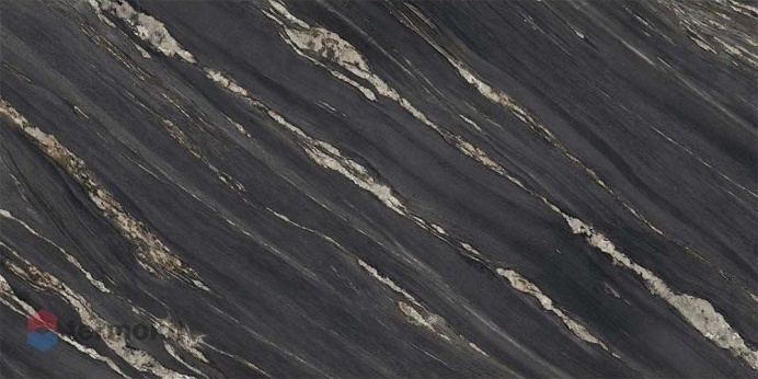 Керамогранит Ariostea Marmi Tropical Black Luc Shiny 75x150
