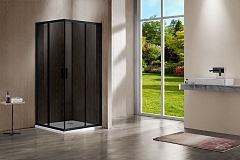 Душевой уголок Vincea Garda 1900x1000x900 (тонированное стекло) черный VSS-1G9010CGB