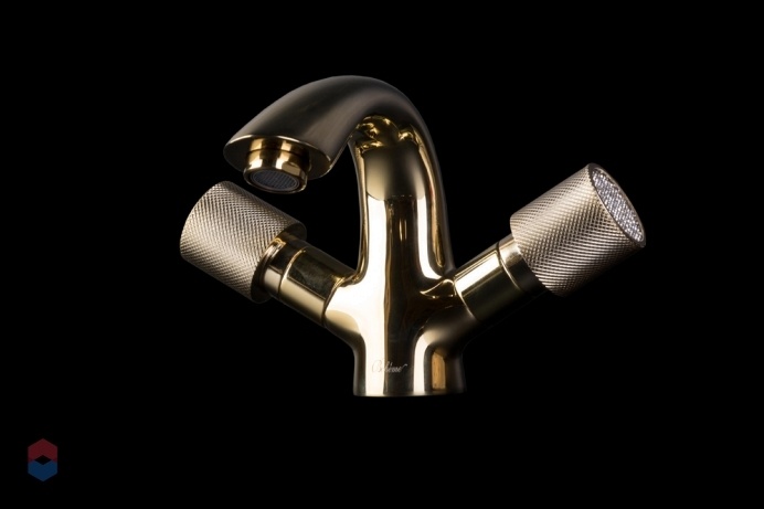 Смеситель для раковины Boheme Royal Cristal золото 291-Royal/CRST
