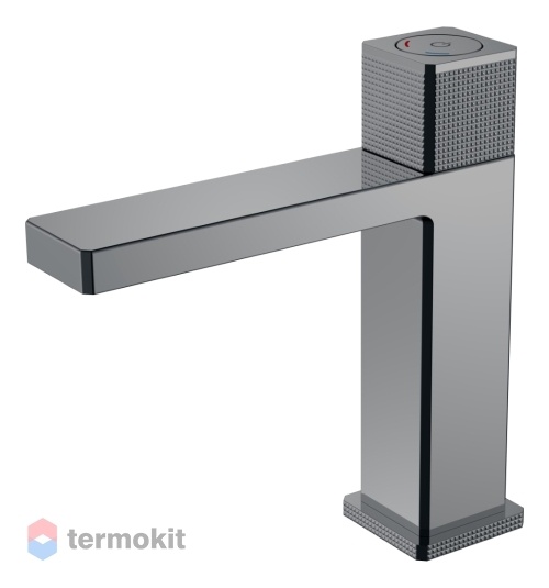Смеситель для раковины Boheme QUAD автоматический Shine Gun Metal 159-SGM