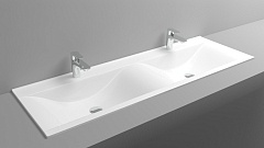 Раковина мебельная Velvex Pulsus 140 из литьевого мрамора rkPUL.140-81