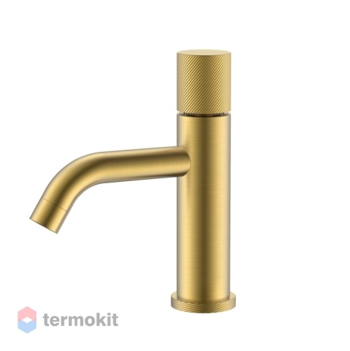 Смеситель для раковины Boheme Stick Mat Gold SPIRALE 121-MG.4