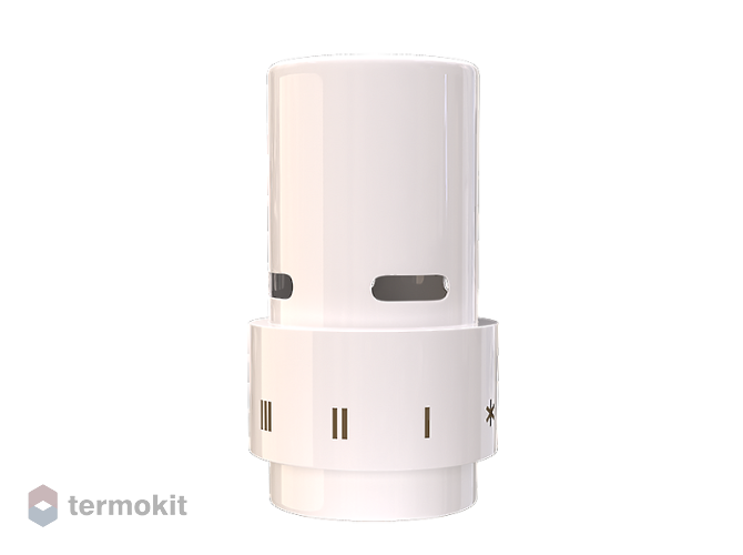 Royal Thermo Термоголовка жидкостная Design, Click (белый)